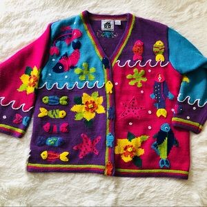 STORYBOOK KNITS 2X SEA DESIGN PURPLE